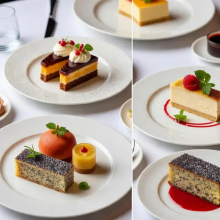 Elegancka prezentacja polskich deserów w restauracji